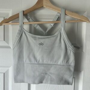 Alo Yoga Seamless Ribbed Favorite Bra Tank